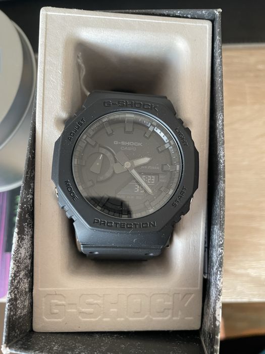 Casio G-Shock GA-2100 + MOD Gold – komplet