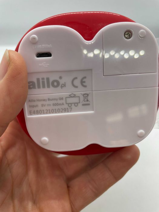 Króliczek Alilo Honey Bunny czerwony - OUTLET #AG6R25001OPL