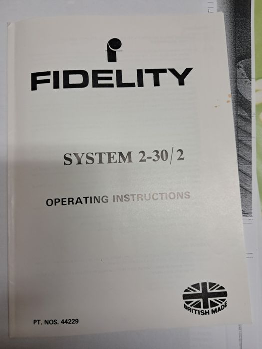 Aparelhagem  Fidelity a funcionar