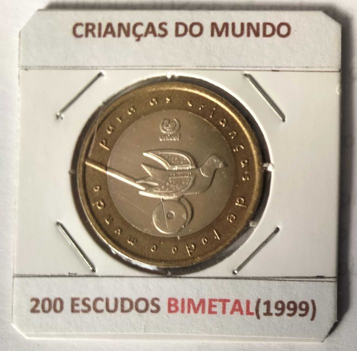 7 Moedas 200 Escudos  República Portuguesa Comemorativas  Bimetálicas