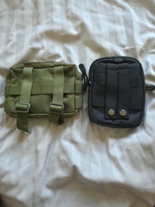 Zestaw EDC Nerka 2x Khaki and Black molle system