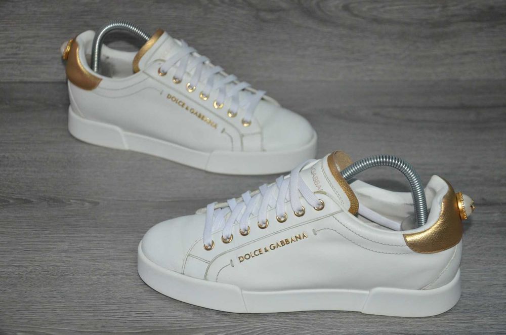 Продам кросівки шкіряні Фірма DOLCE & GABBANA Portofino Sneakers