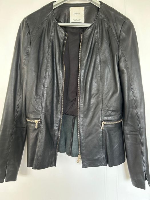 Kurtka skórzana Mango