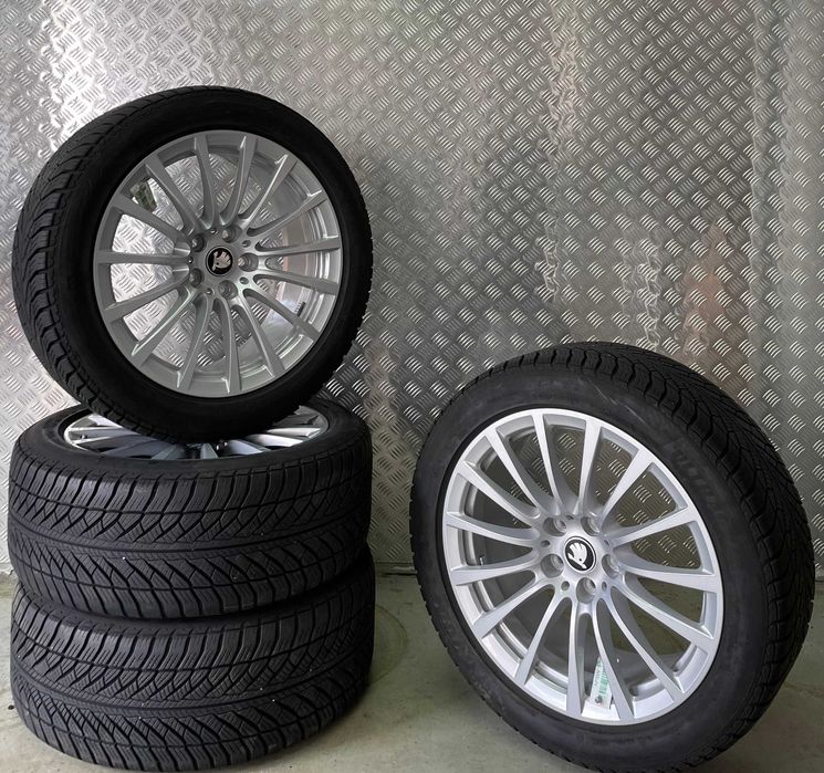 Koła Felgi Opony Skoda 8x18 5x112 Adax Koźle