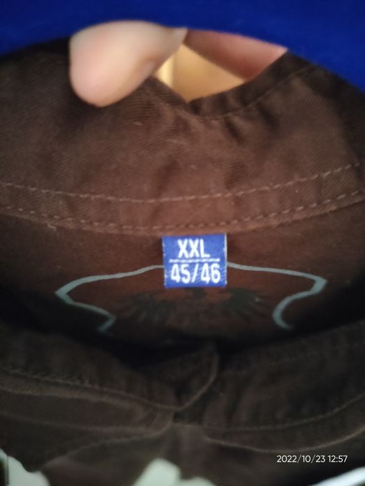 Koszula brązowa męska