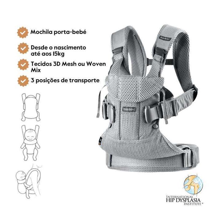 BabyBjörn Porta-Bebé / Marsúpio ONE Air (3 em 1) até 15 kg