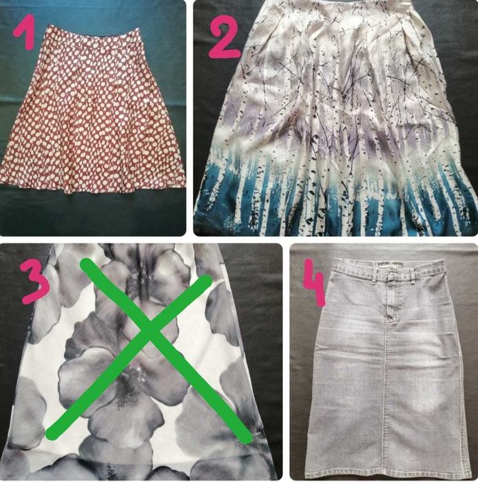 Спідниця жіноча (котон, шовк, поліестер)