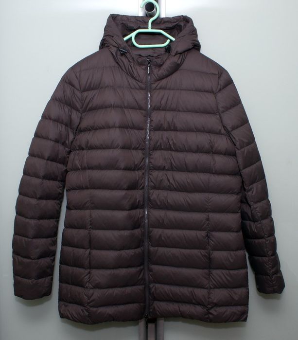 Geox пуховик, 90% пух білої качки. Розмір 50, колір какао