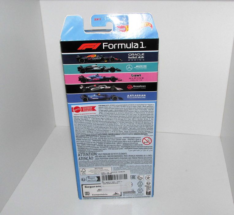 Formula 1 - Hot Wheels Pack 5