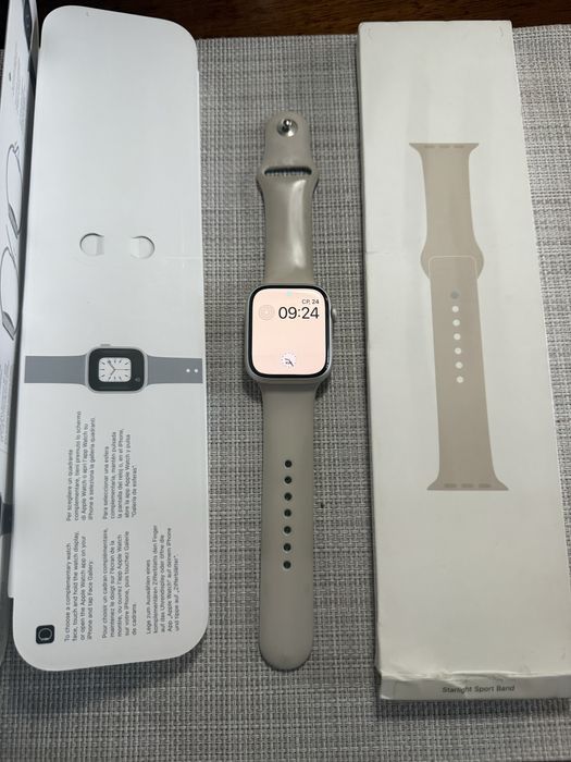 Новые Часы apple Watch 45 mm 100% батарея
