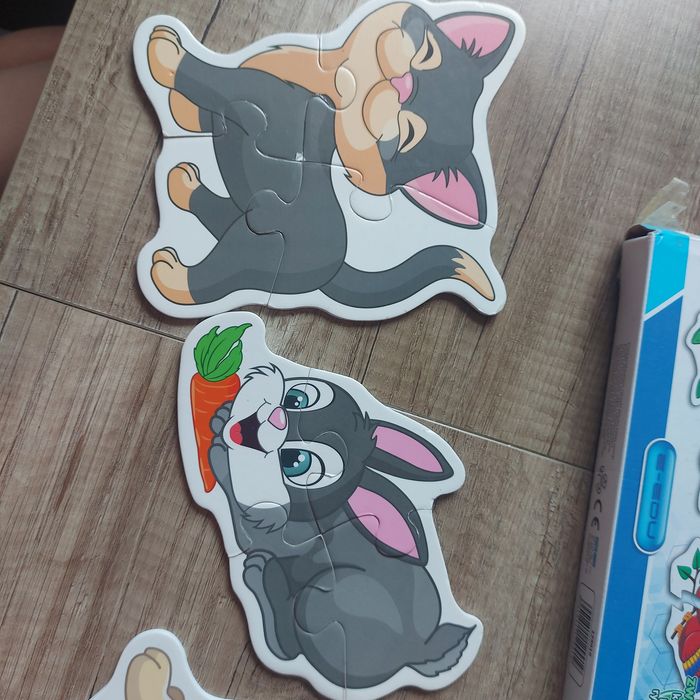 Puzzle zestaw 3 opakowania   dla maluchów