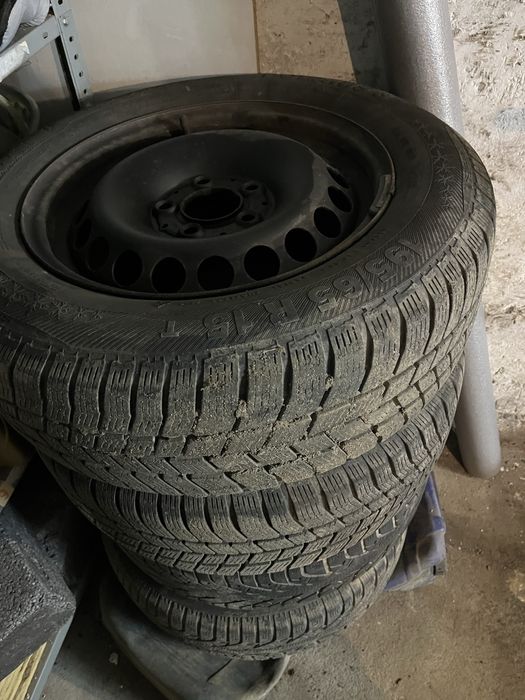 Koła zimowe  sciągnięte z mercedesa a klasa w 169