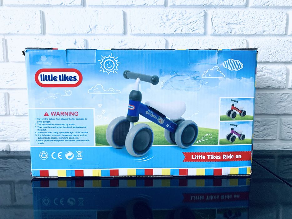 Rowerek biegowy Little tikes granatowy