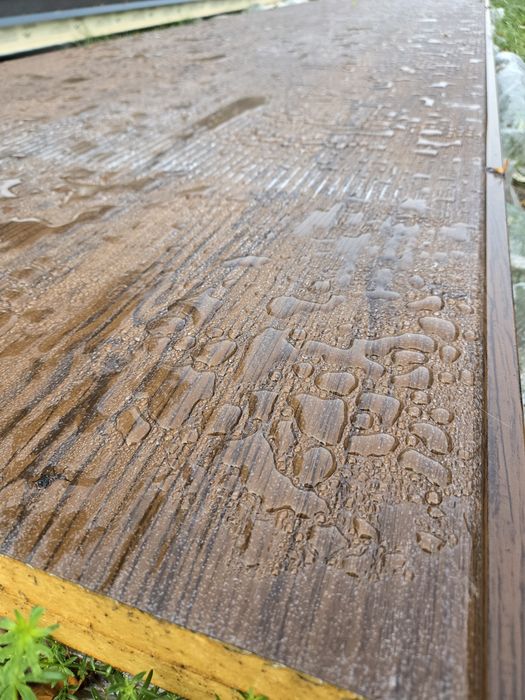 Płyta warstwowa 40mm drewnopodobna ciemny dąb NOWA