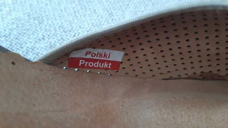 Skórzane sandały Axel beżowe