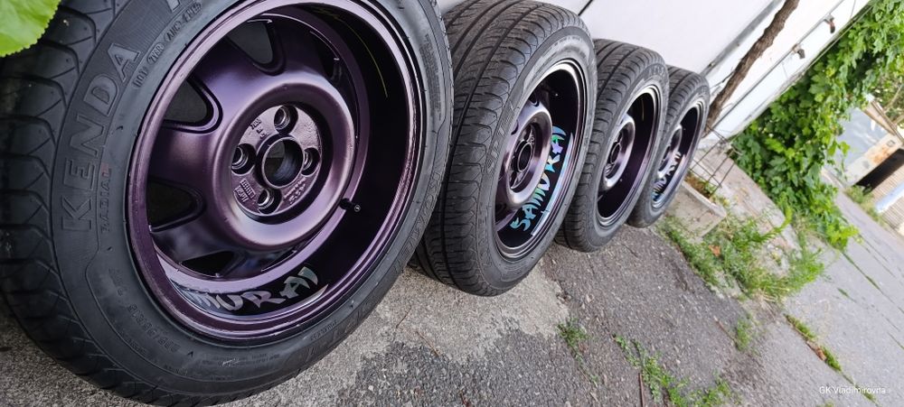 Комплект редких колёс R15 205/55 Kenda Komet Plus на дисках ATS CUP ( R15 W7 PCD4x100 ET28 DIA63.4)