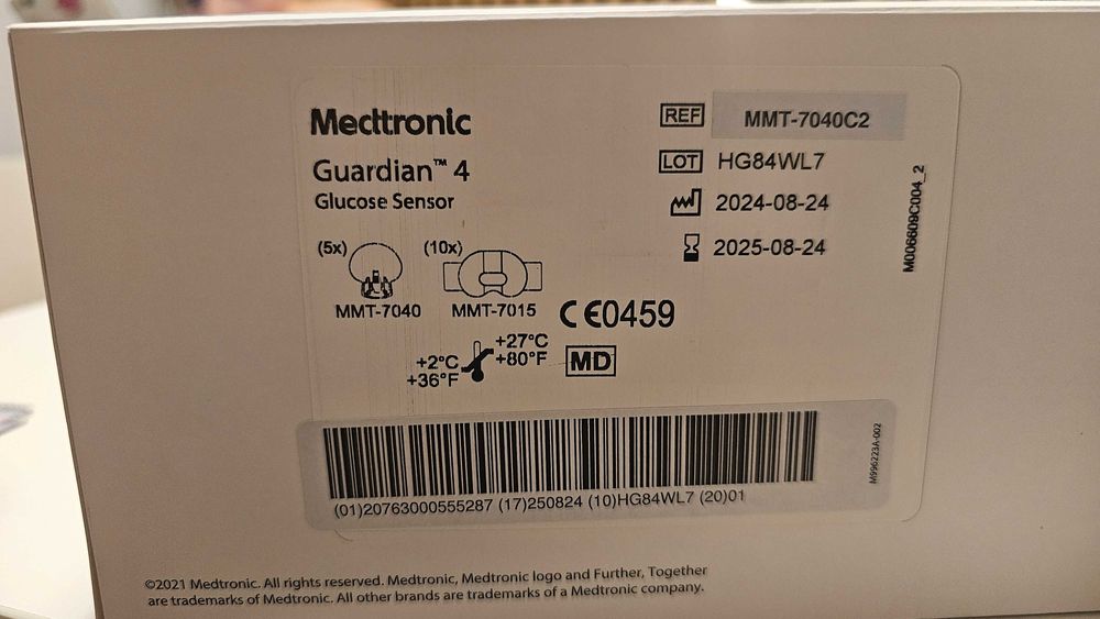 Medtronic Gurdian 4, MiniMed Quick set 6mm,80cm,Reservoir