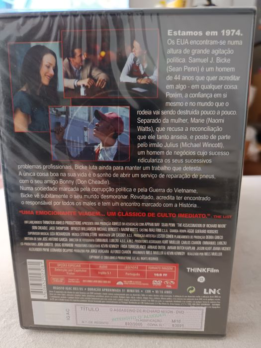 DVD o assassino de Richard Nixon