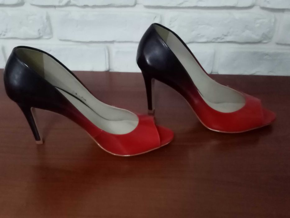 Buty lakierki szpilki czułenka