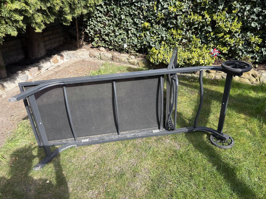 Leżak/łozko ogrodowe aluminium