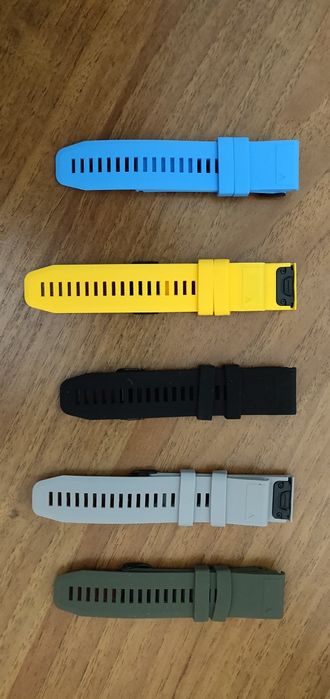 Силіконовий ремінець 22; 26мм для годинників Garmin Fenix та інших