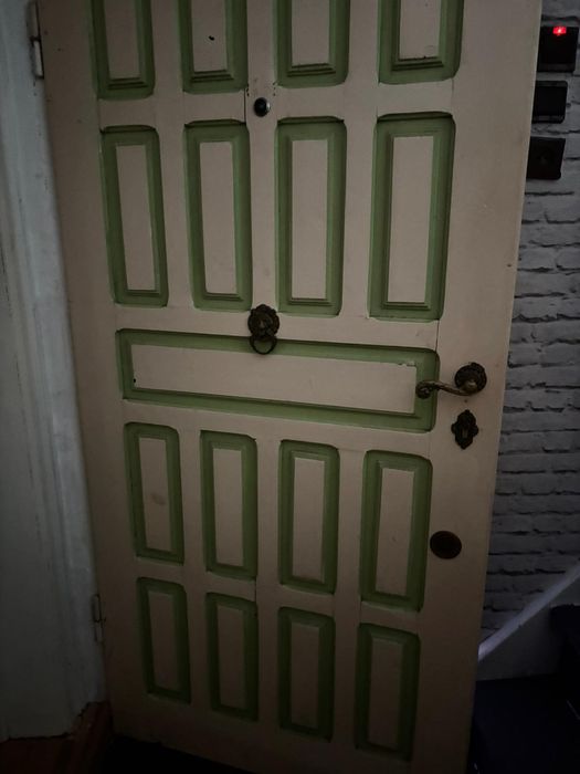 drzwi piękne drewno antyk