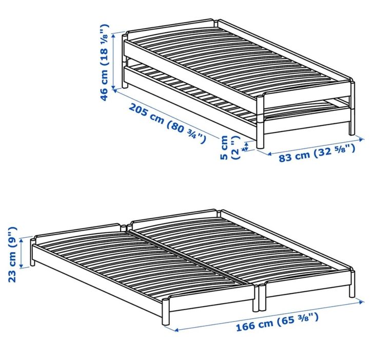 Vendo camas empilháveis IKEA