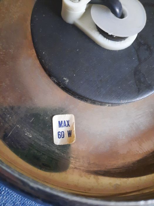 Lampa metalowa chrom stojąca niska