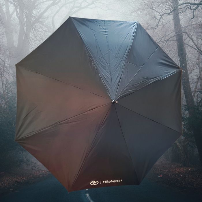 3x parasol automat długi laska czarny, różowy, fioletowy komplet