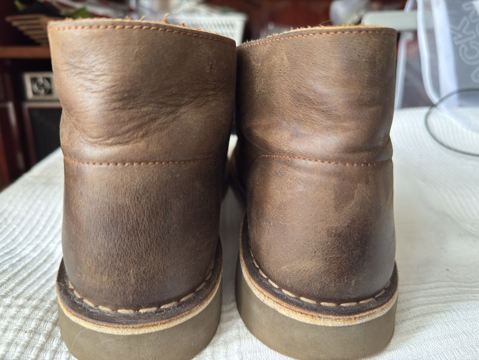 Полуботинки фірми Clarks Англія 42,5 розмір натуральна шкіра -нубук