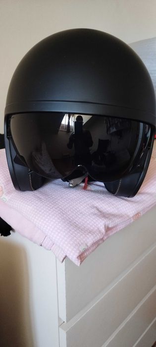 Capacete LS2 aberto estilo piloto de avião