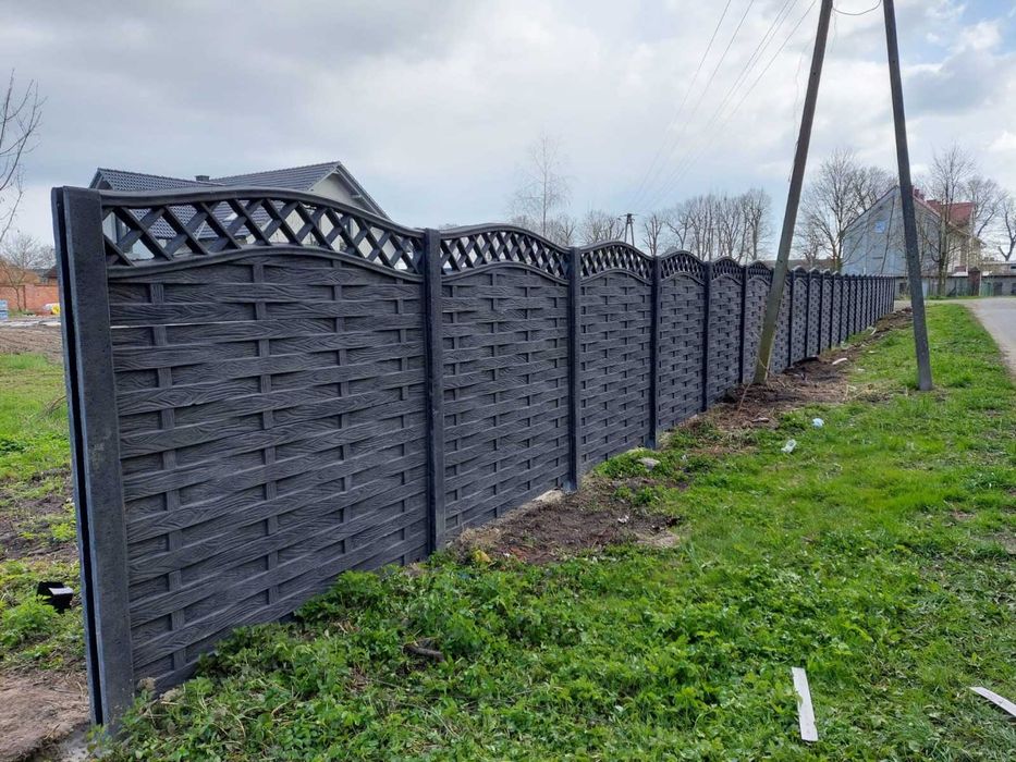 Płot betonowy, Ogrodzenie betonowe, Montaż, Sprzedaż