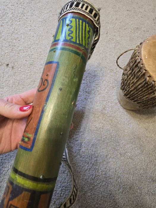 Instrumenty afrykańskie, bęben afrykański plemienny