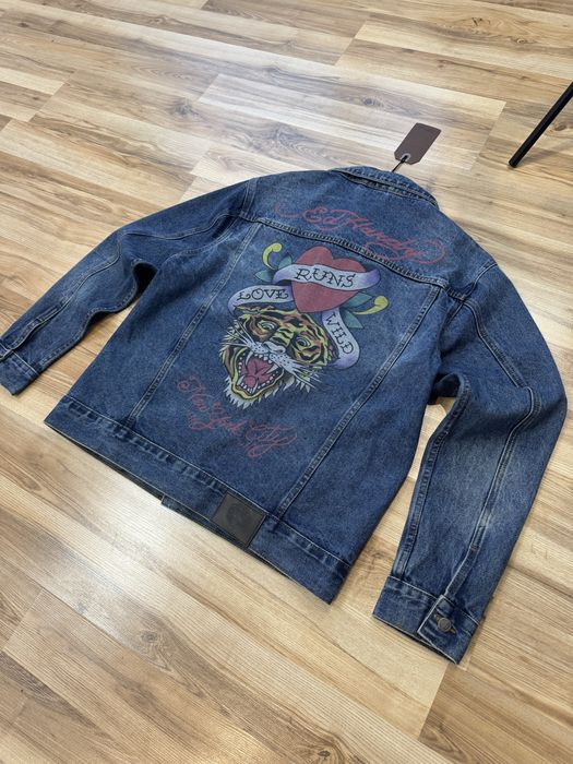 Джинсова куртка Ed Hardy