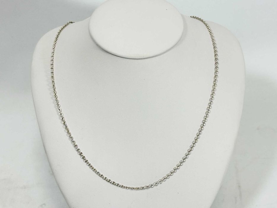 Klasyczny damski łańcuszek ze srebra pod zawieszkę splot ankier 925