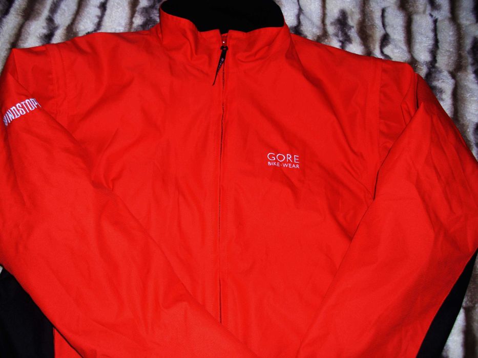 kurtka WINDSTOPPER Gore Bike Wear rowerowa XL odpinane rekawy