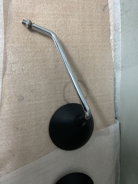 Lusterka Motocyklowe Komplet Okragłe chrome