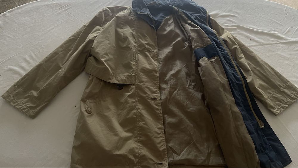 Parka bege  em  bom estado