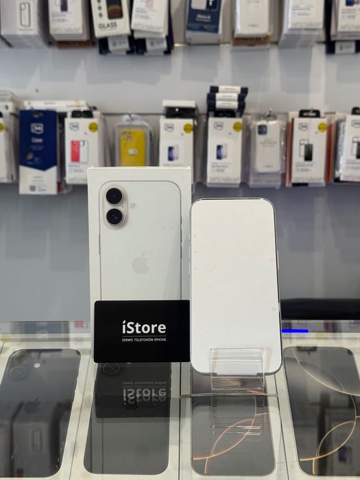 NOWY • iPhone 16 • 128 GB • White • GWARANCJA • biały • RATY !!!