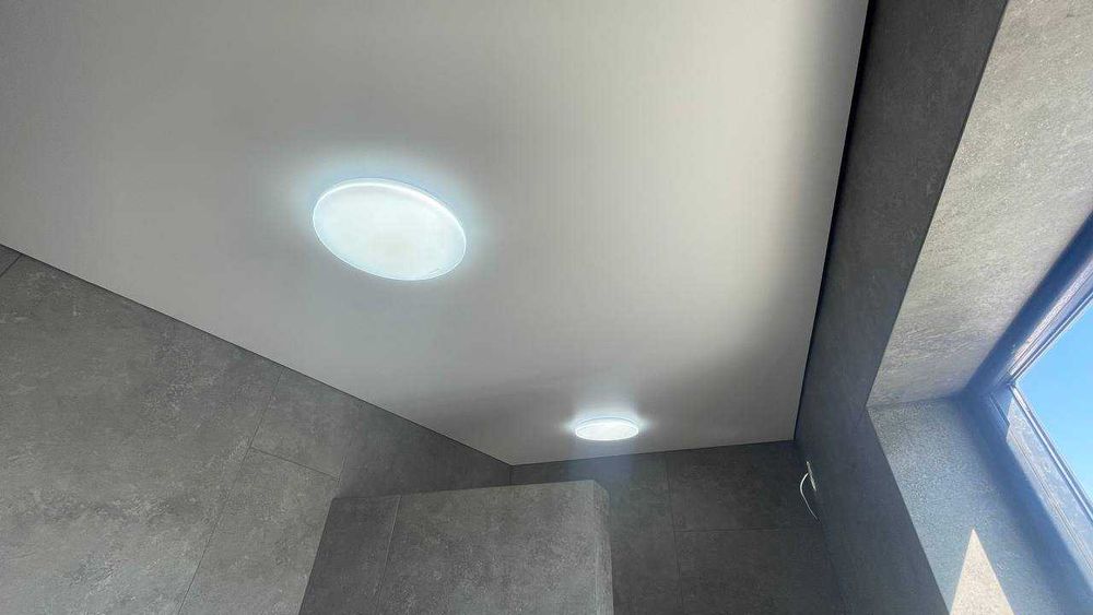 Матові натяжні стелі | тканинні натяжні стелі | сатинова натяжна стеля