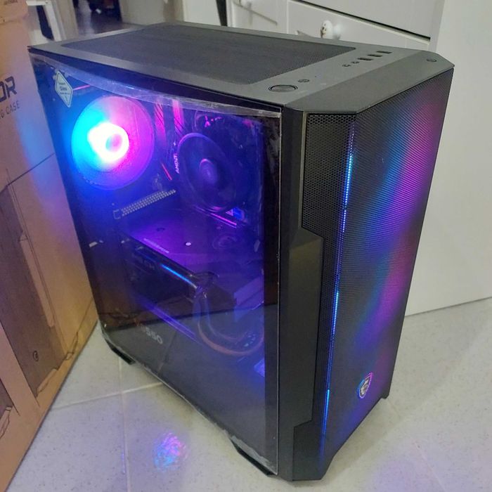 Computador Gaming - Ryzen 5 2600 - RX6600 - RAM 16GB- HDD 1T + NVMe (Pc Novo)