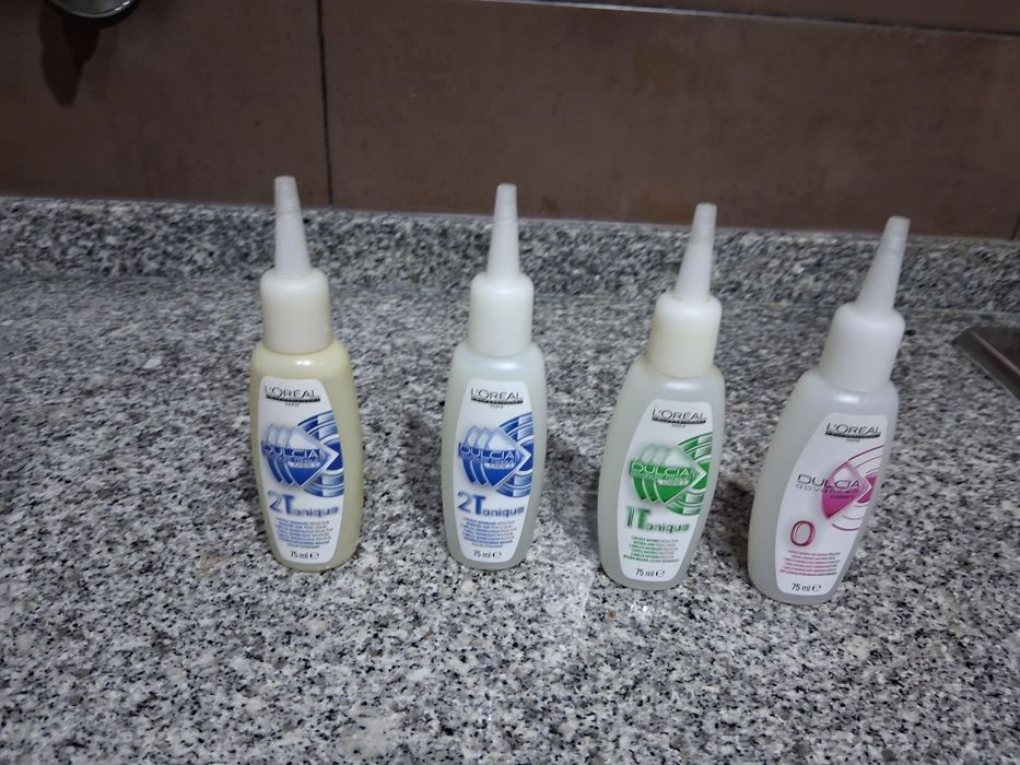 Oleo para ondulacao, e protetores para o cabelo