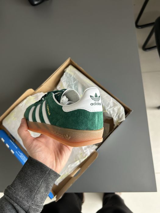 Adidas Gazelle Indoor Collegiate Green Cloud White Gum tam.36