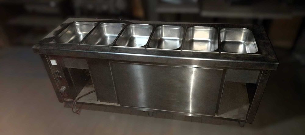 Banho Maria Self-Service c/estufa e 6 containers 1/1 c/tampa