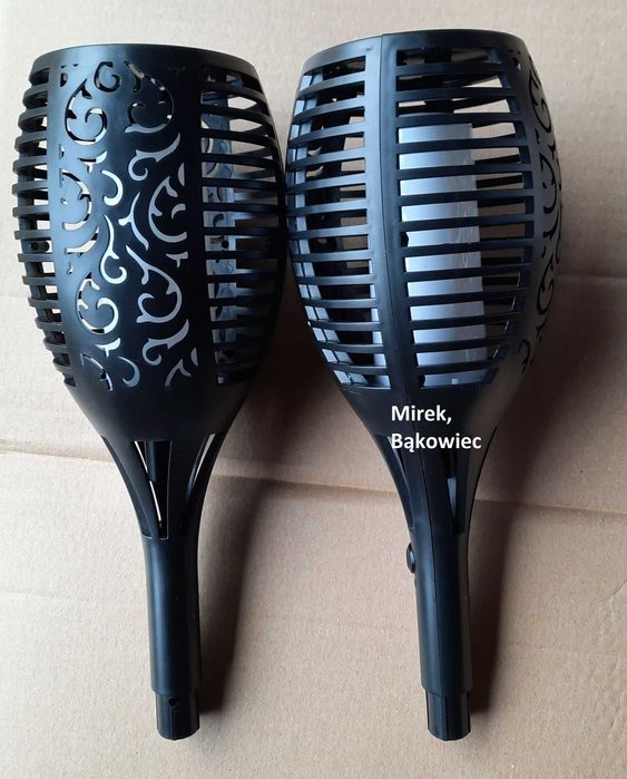 6x DUŻA lampa CAŁOROCZNA solarna ogrodowa,lampki LED do ogrodu stojące