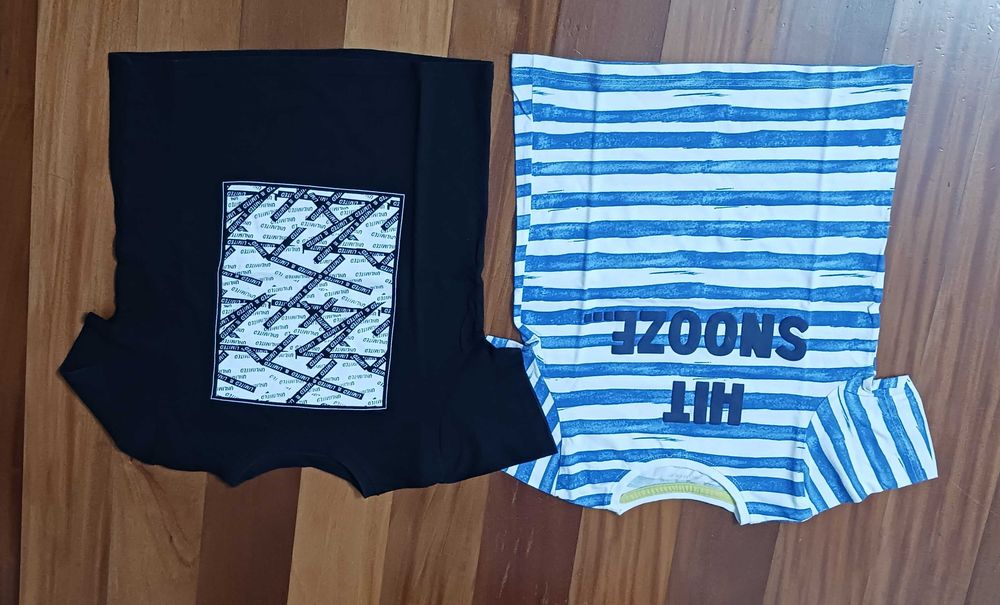 Conjunto de 8 t-shirts para criança - 7/8 anos