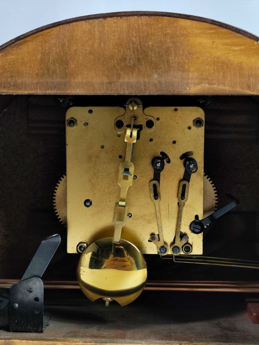 Zegar Kominkowy Drewniana Skrzynia