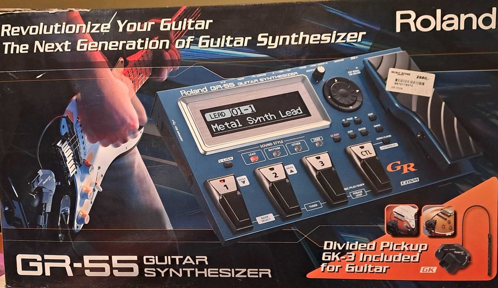 Roland GR-55 - syntezator gitarowy - rozszerzone możliwości