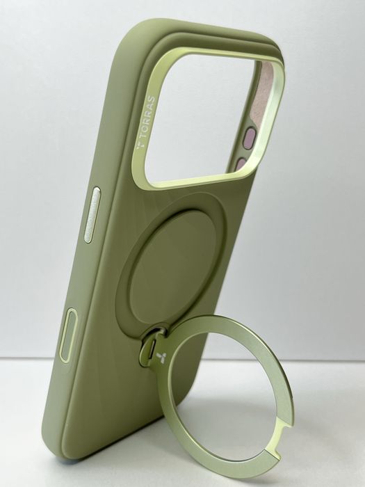 TORRAS Ostand Silicone MagSafe чохол для iPhone 17 Pro / 17 Pro Max –  підставка 360° захист камери