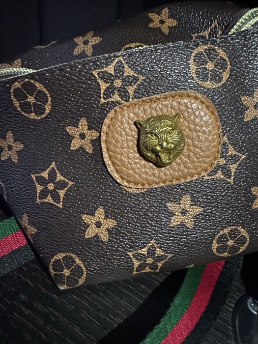 Бананка , поясна сумка з принтом Louis Vuitton
